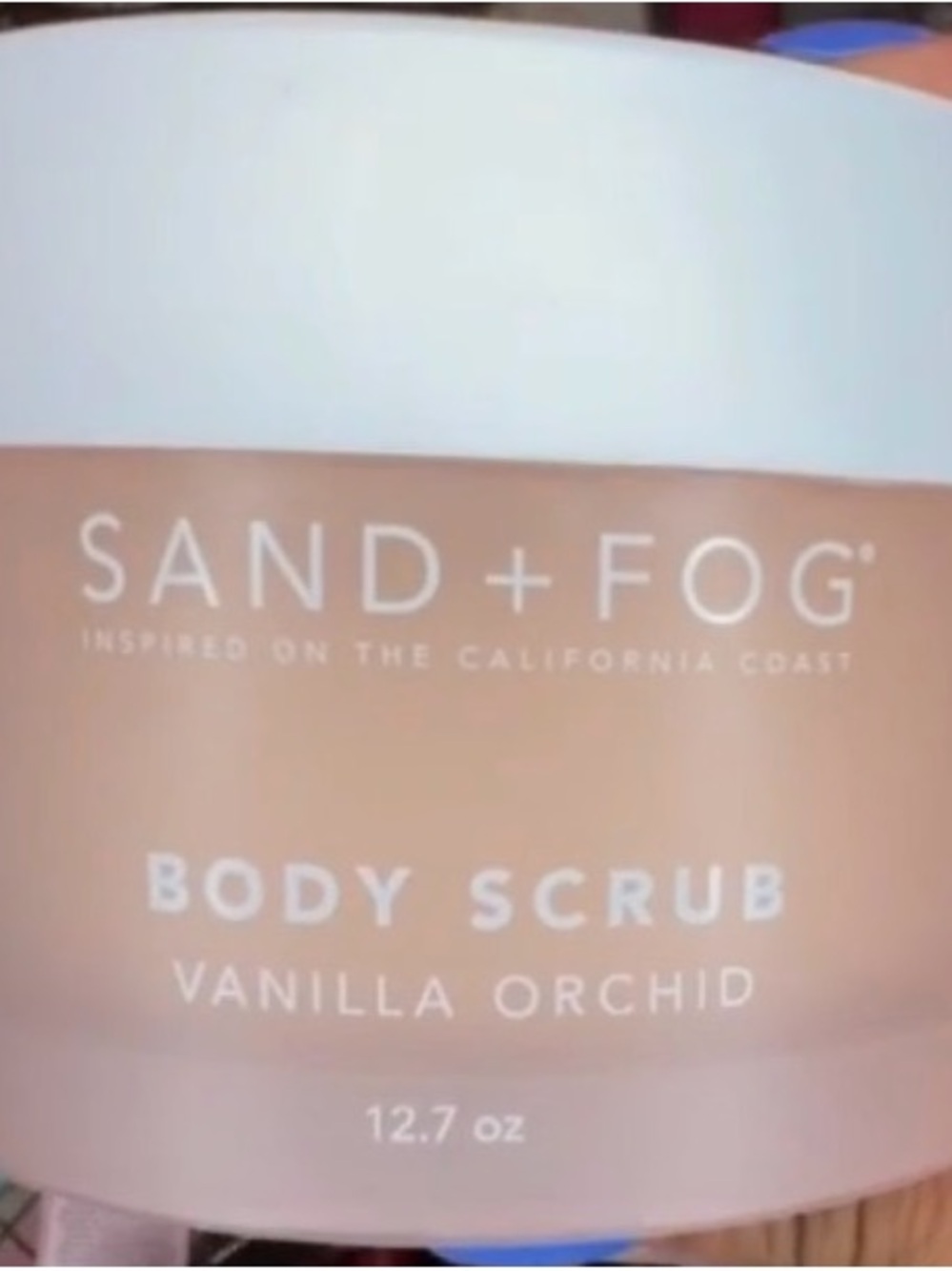 SAND + FOG Vanilla Orchid Body Scrub — Cream Exfoliant